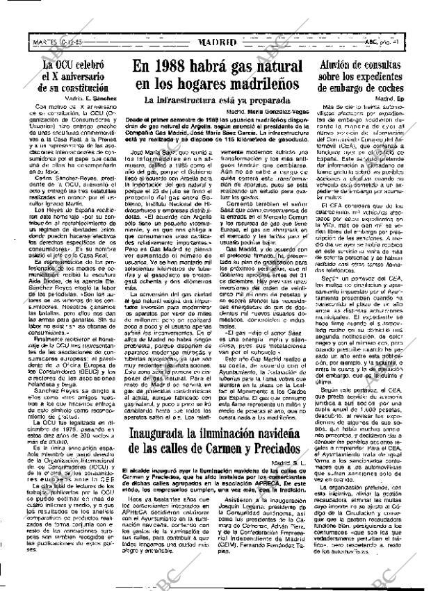 ABC MADRID 10-12-1985 página 41