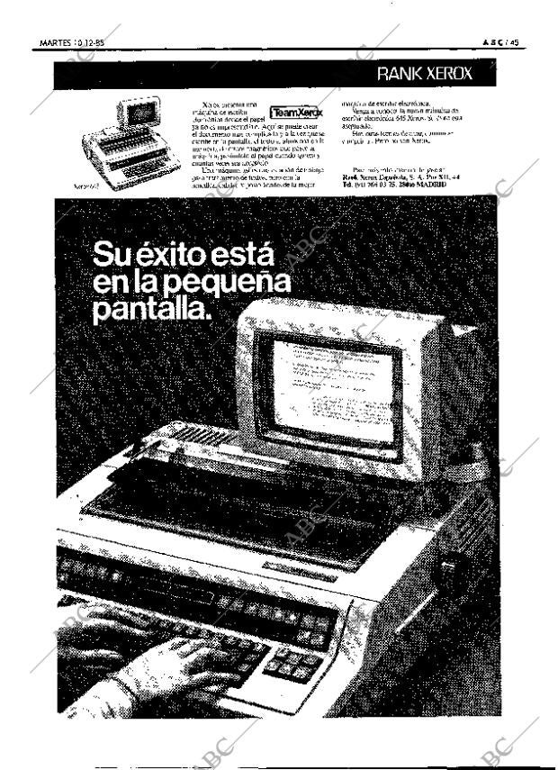 ABC MADRID 10-12-1985 página 45