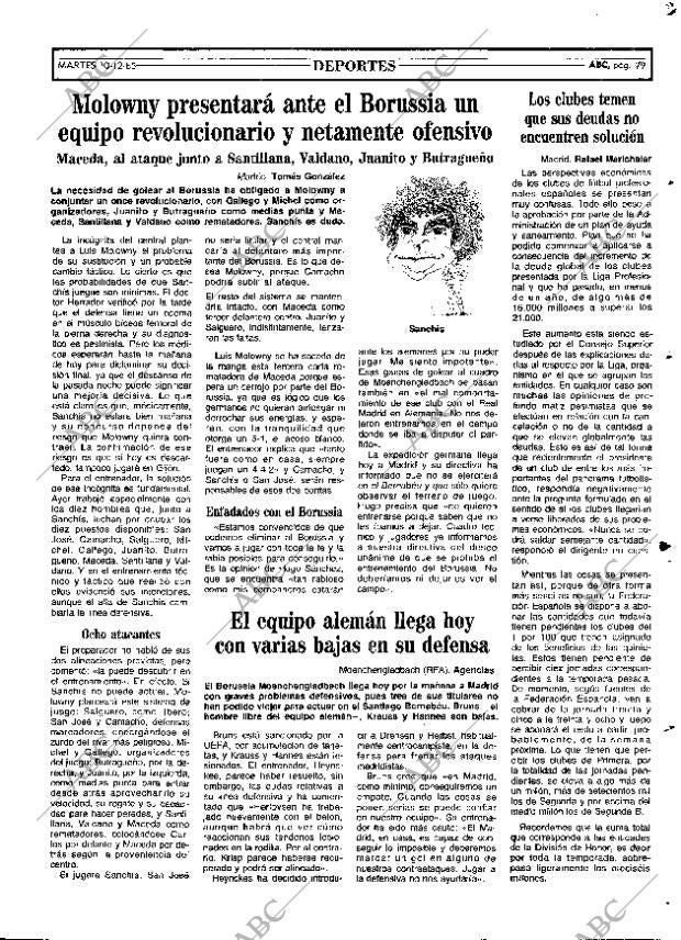ABC MADRID 10-12-1985 página 79