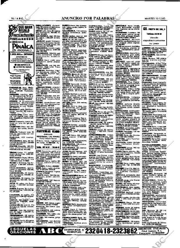 ABC MADRID 10-12-1985 página 96
