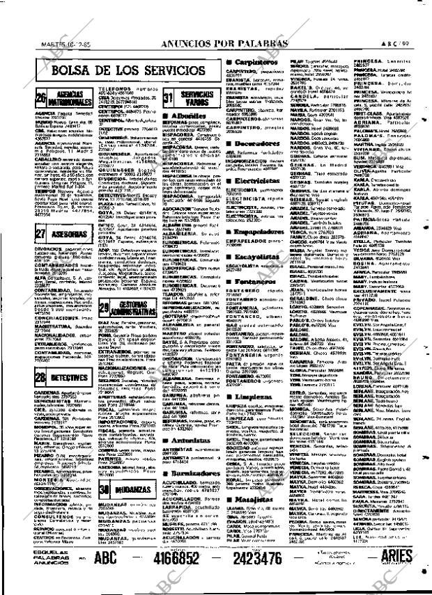 ABC MADRID 10-12-1985 página 99
