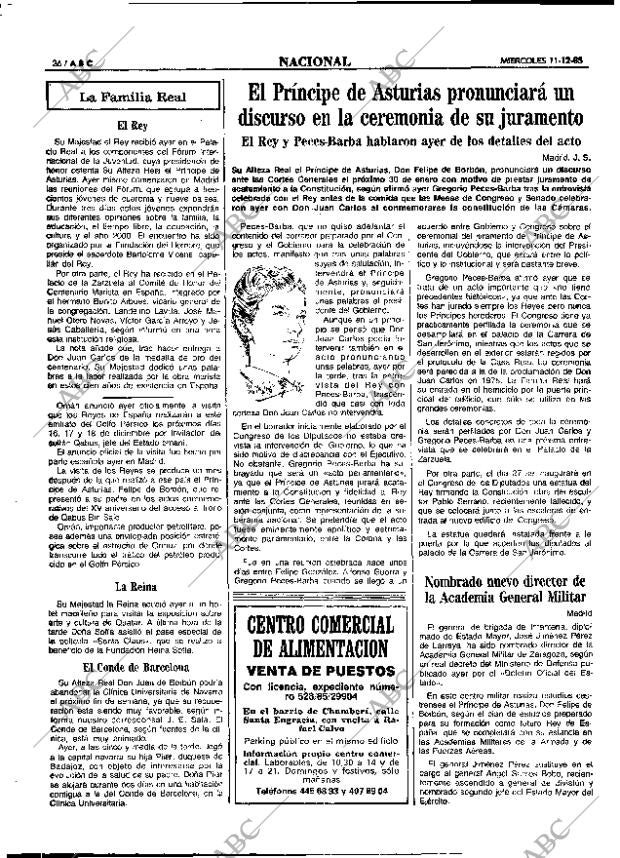 ABC MADRID 11-12-1985 página 26