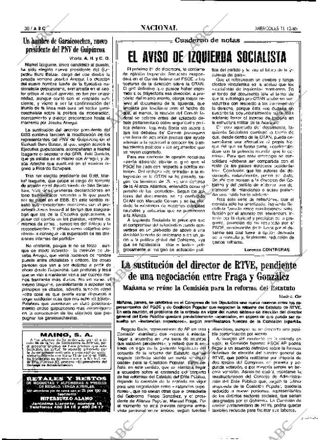 ABC MADRID 11-12-1985 página 30