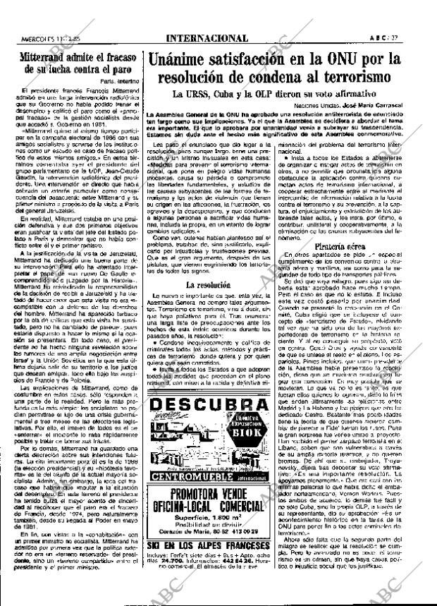 ABC MADRID 11-12-1985 página 37