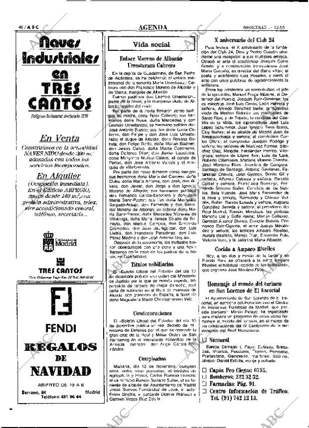 ABC MADRID 11-12-1985 página 46