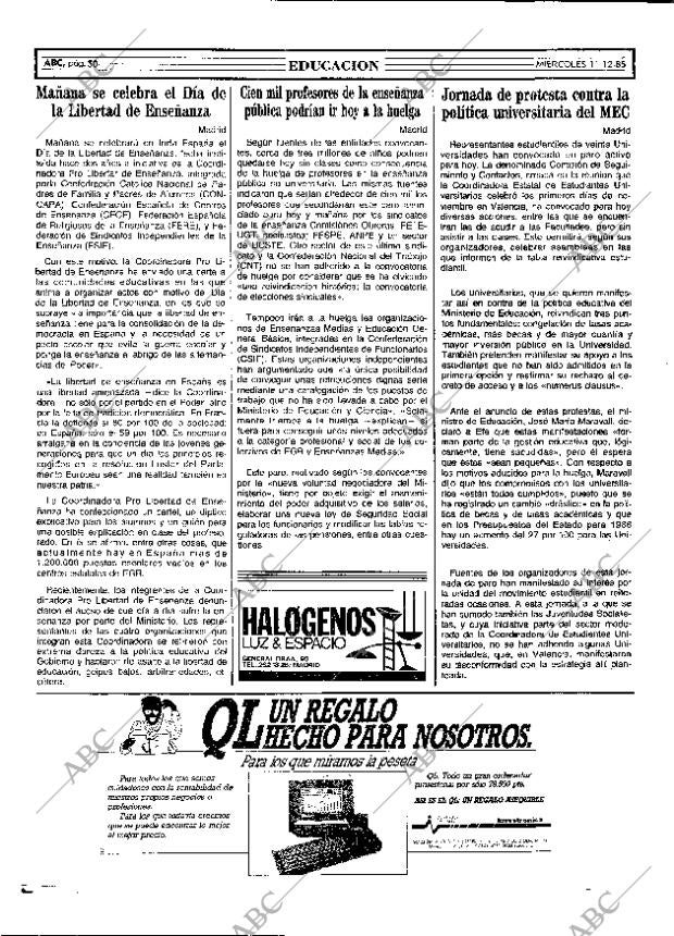 ABC MADRID 11-12-1985 página 50