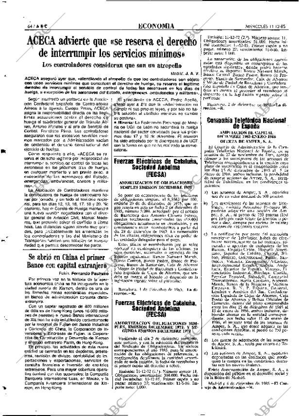 ABC MADRID 11-12-1985 página 64