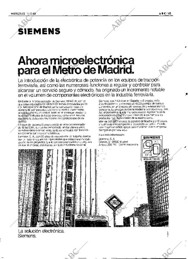 ABC MADRID 11-12-1985 página 65