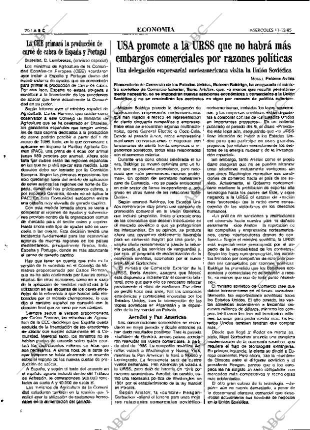 ABC MADRID 11-12-1985 página 70