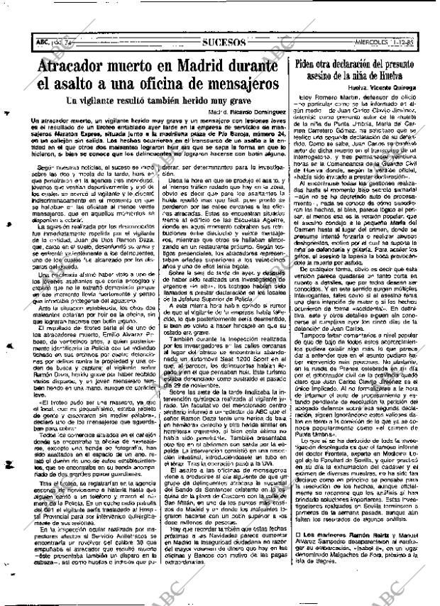 ABC MADRID 11-12-1985 página 74