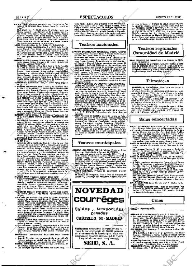 ABC MADRID 11-12-1985 página 86
