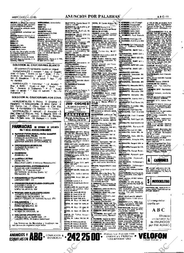 ABC MADRID 11-12-1985 página 91