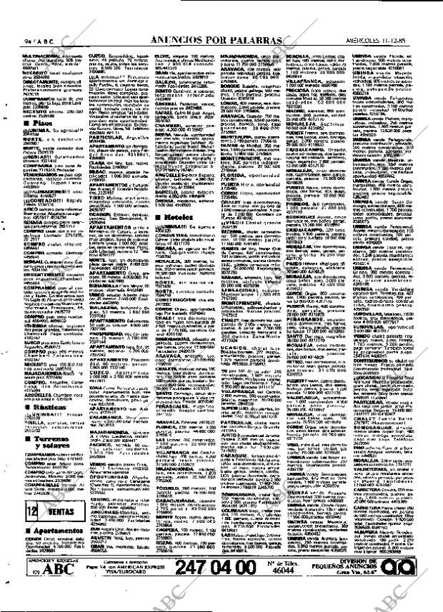 ABC MADRID 11-12-1985 página 94
