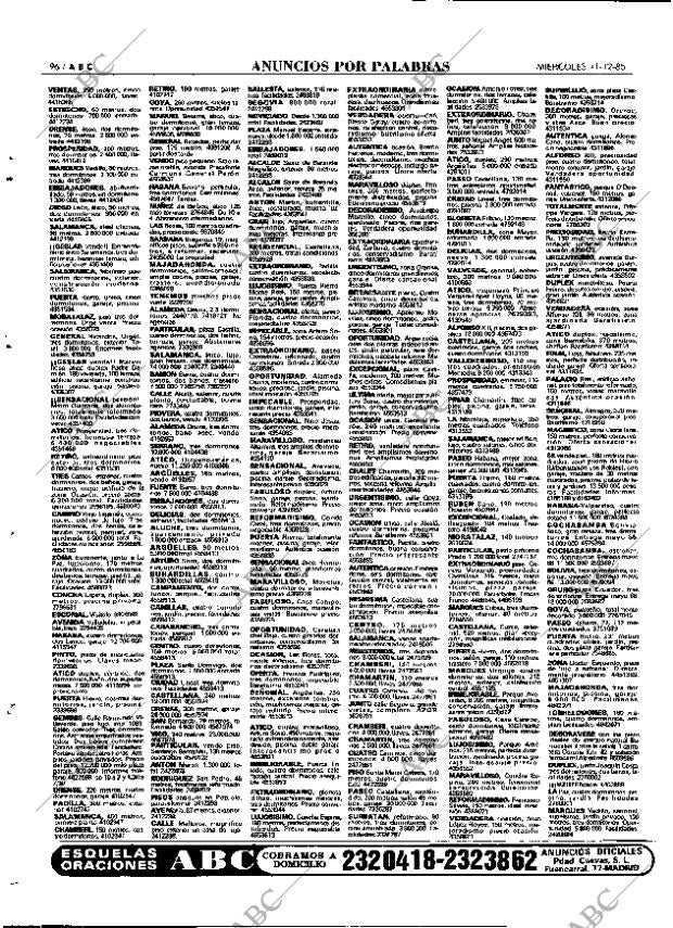 ABC MADRID 11-12-1985 página 96