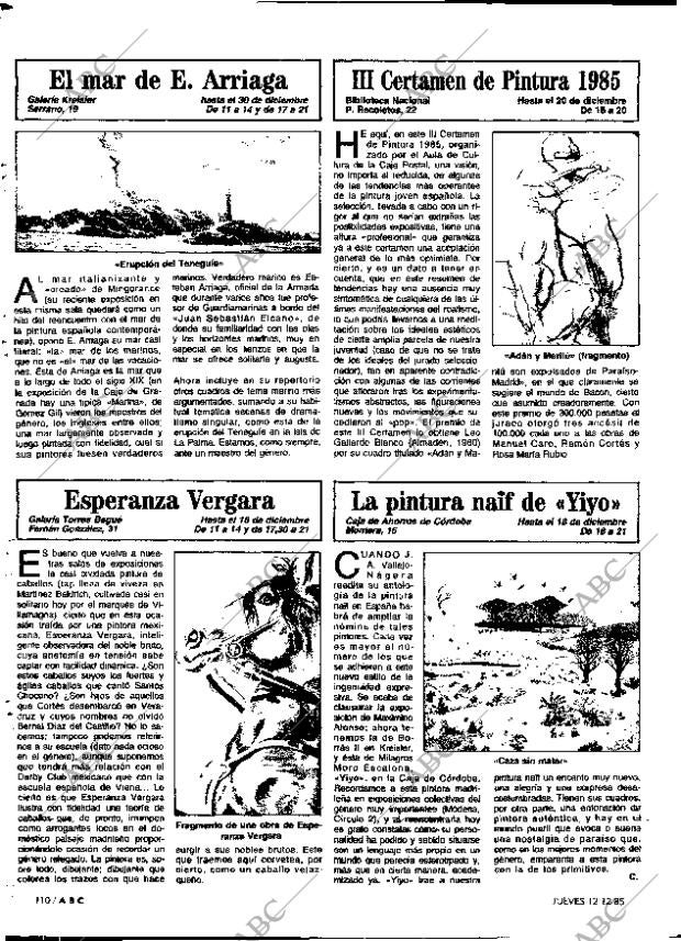 ABC MADRID 12-12-1985 página 110