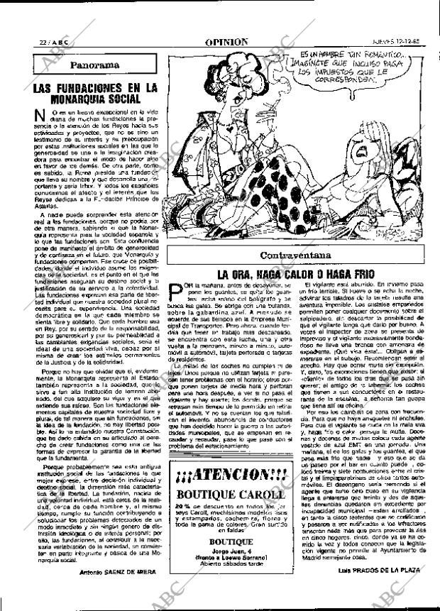 ABC MADRID 12-12-1985 página 22