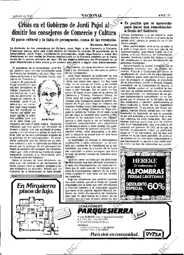 ABC MADRID 12-12-1985 página 27