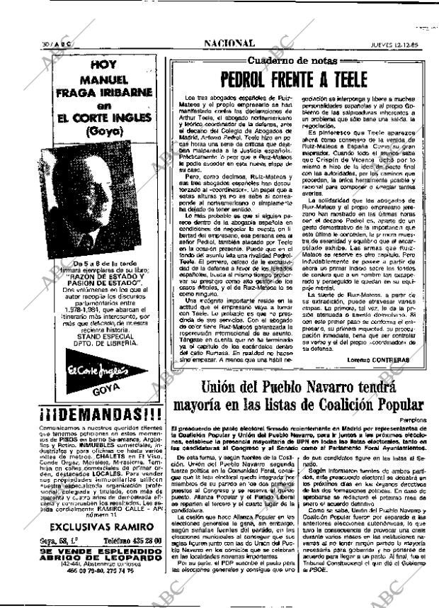 ABC MADRID 12-12-1985 página 30
