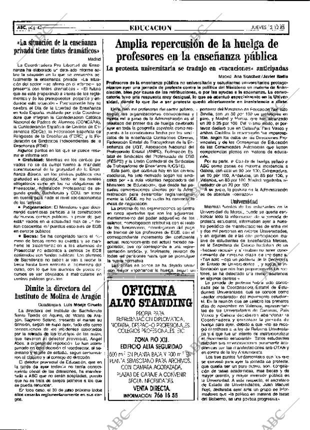ABC MADRID 12-12-1985 página 42