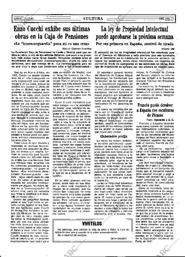 ABC MADRID 12-12-1985 página 51