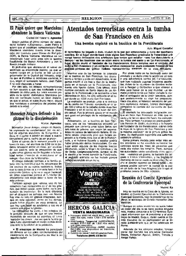 ABC MADRID 12-12-1985 página 56