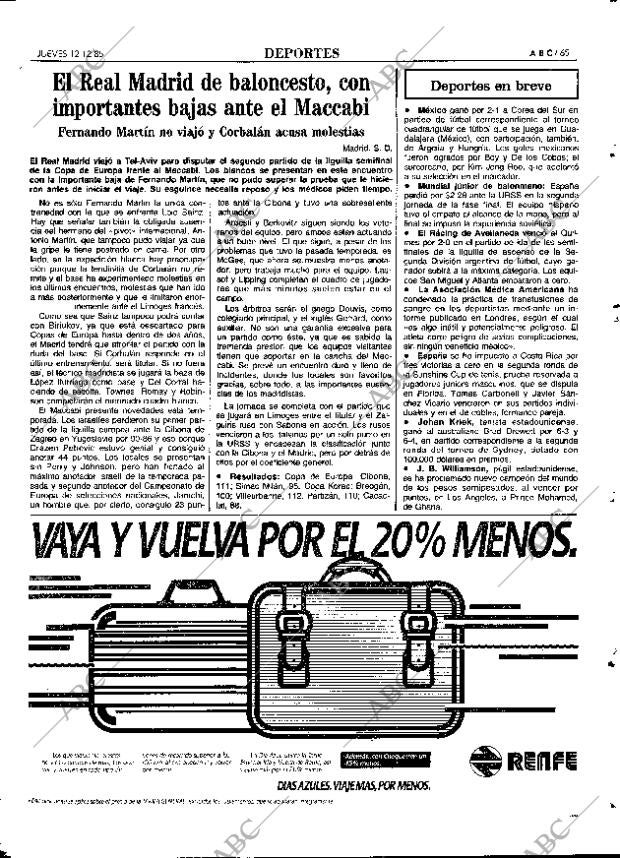 ABC MADRID 12-12-1985 página 65