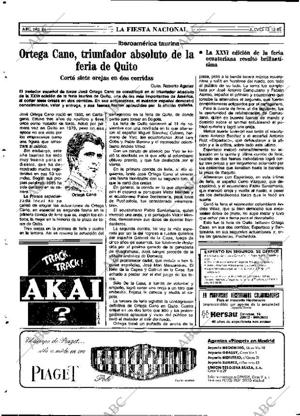 ABC MADRID 12-12-1985 página 66