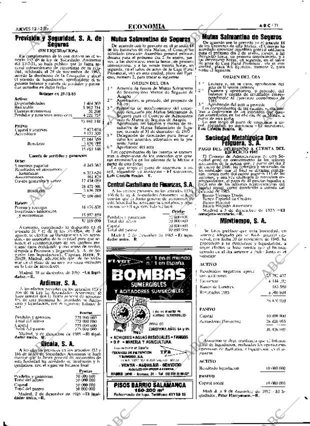 ABC MADRID 12-12-1985 página 71