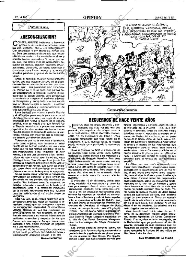 ABC MADRID 16-12-1985 página 22