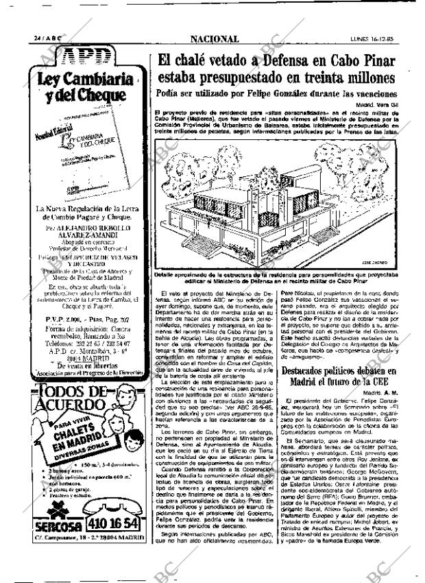 ABC MADRID 16-12-1985 página 24