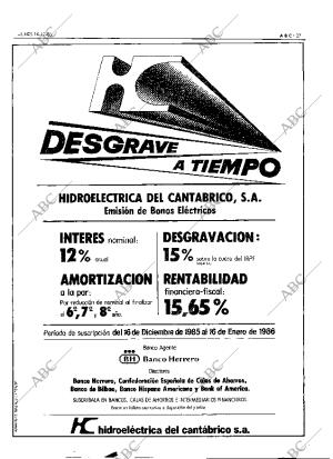 ABC MADRID 16-12-1985 página 27