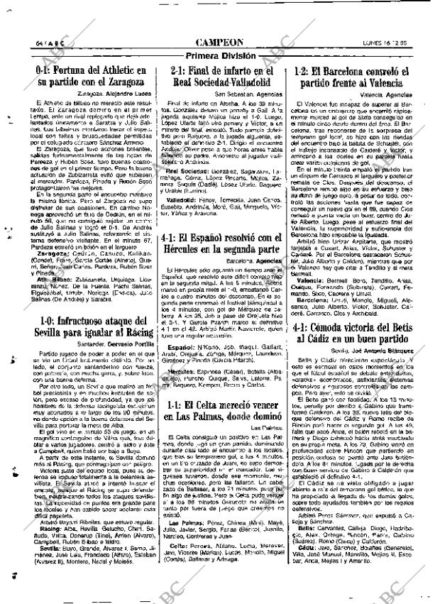 ABC MADRID 16-12-1985 página 64