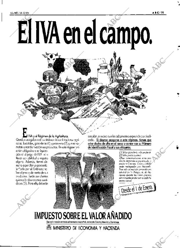 ABC MADRID 16-12-1985 página 75