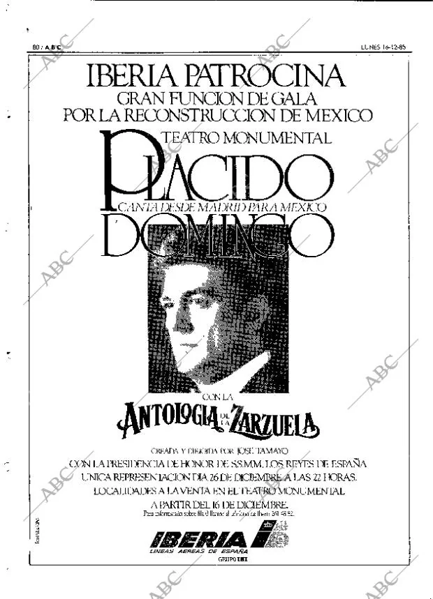 ABC MADRID 16-12-1985 página 80