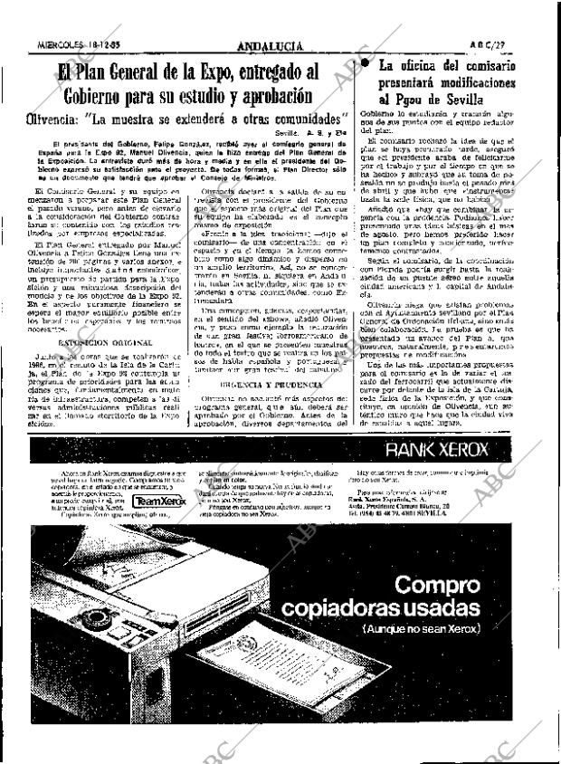 ABC SEVILLA 18-12-1985 página 29
