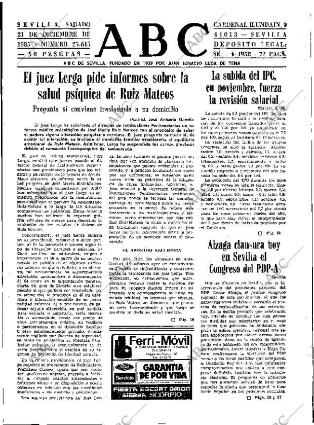 ABC SEVILLA 21-12-1985 página 13