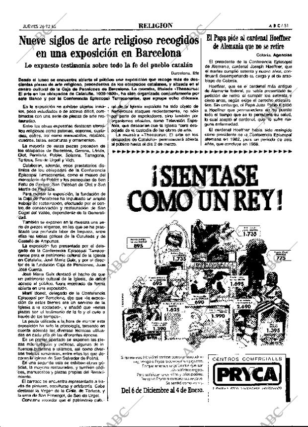 ABC MADRID 26-12-1985 página 51