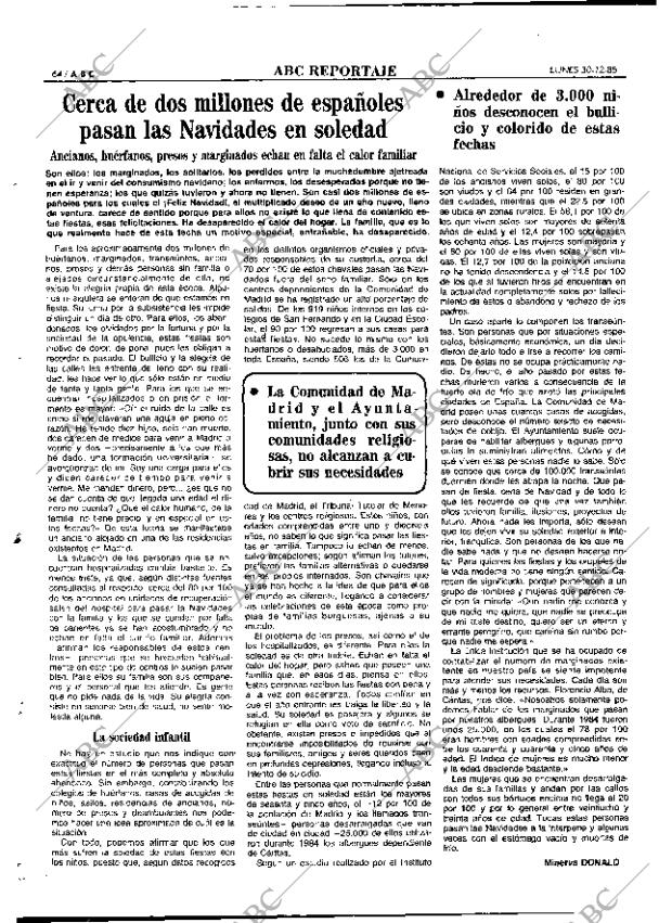 ABC MADRID 30-12-1985 página 64