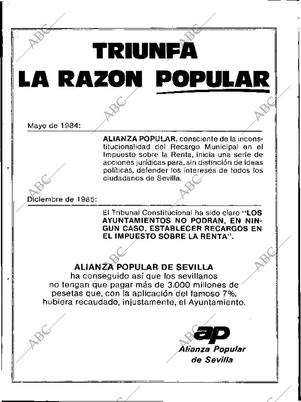 ABC SEVILLA 05-01-1986 página 74