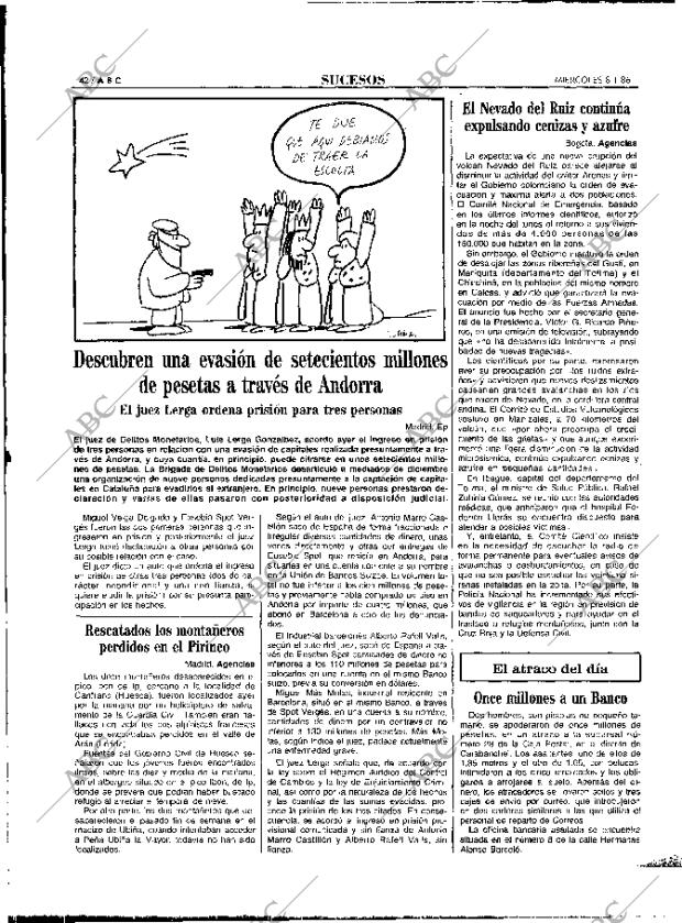 ABC MADRID 08-01-1986 página 42