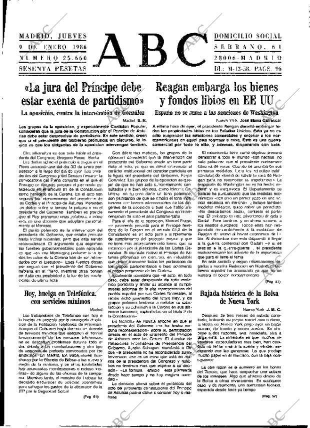 ABC MADRID 09-01-1986 página 13