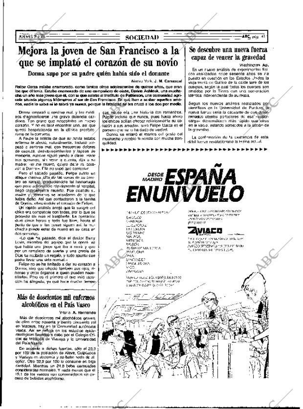 ABC MADRID 09-01-1986 página 41