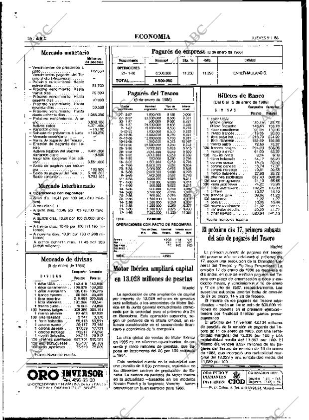 ABC MADRID 09-01-1986 página 56