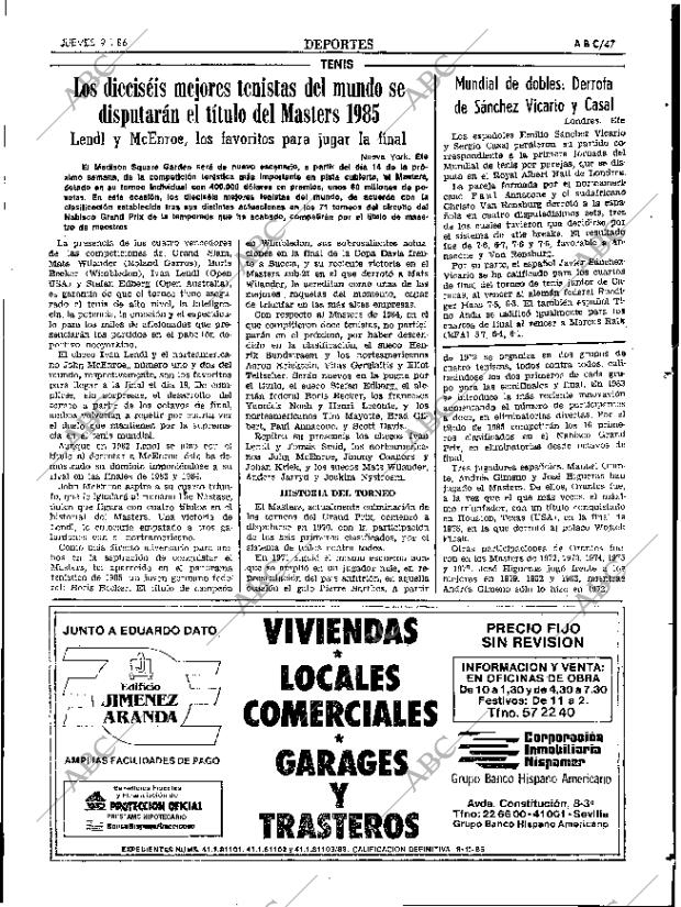 ABC SEVILLA 09-01-1986 página 47