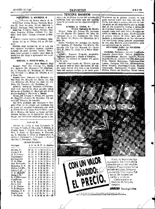 ABC SEVILLA 21-01-1986 página 55