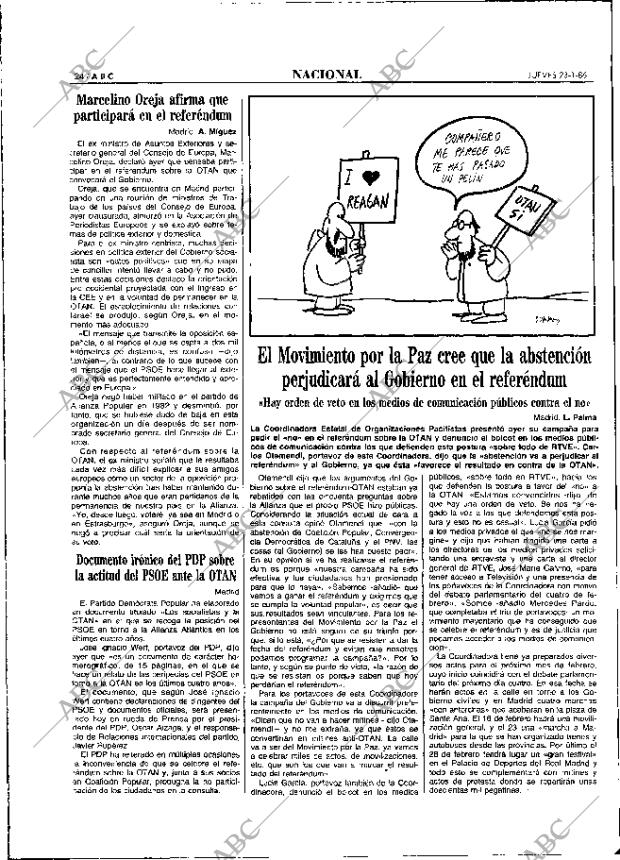 ABC MADRID 23-01-1986 página 24