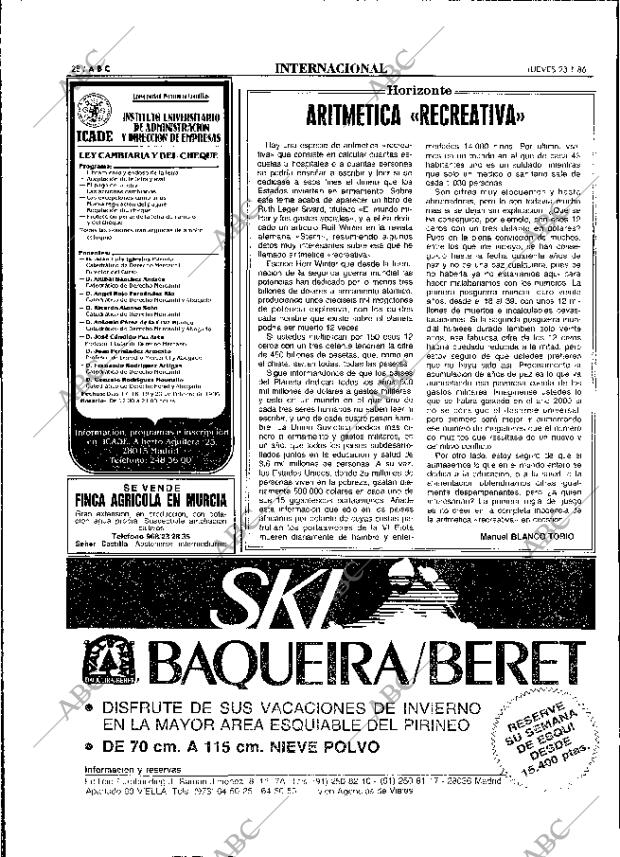 ABC MADRID 23-01-1986 página 28