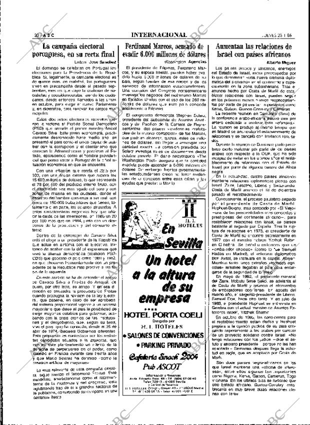 ABC MADRID 23-01-1986 página 30