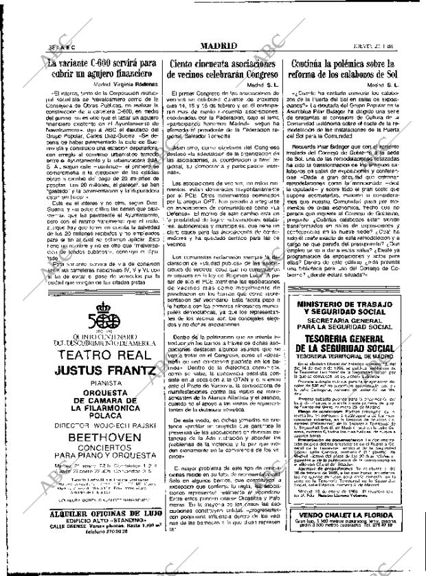 ABC MADRID 23-01-1986 página 38