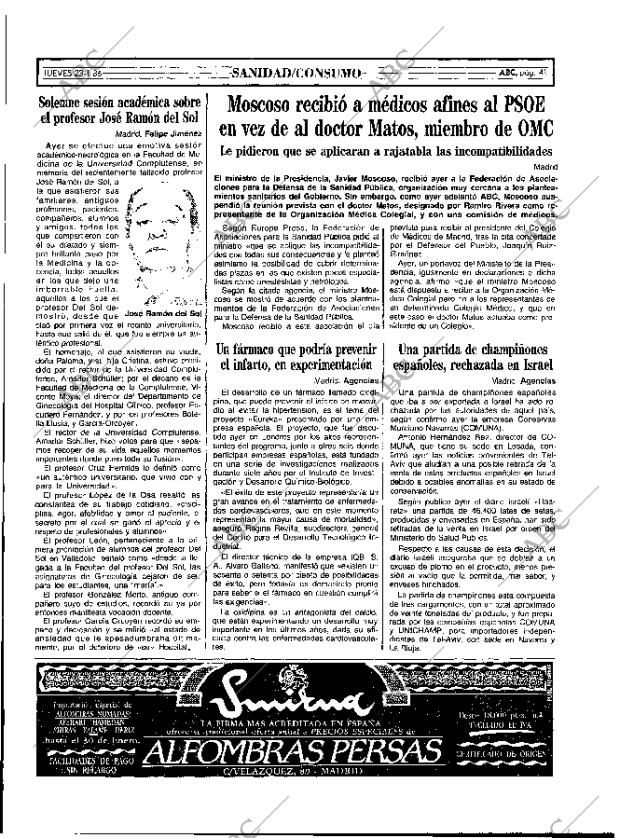 ABC MADRID 23-01-1986 página 41